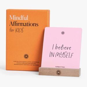 Mindful Affirmations for Kids Illustrated Positivity Display Cards. Mindfulness.